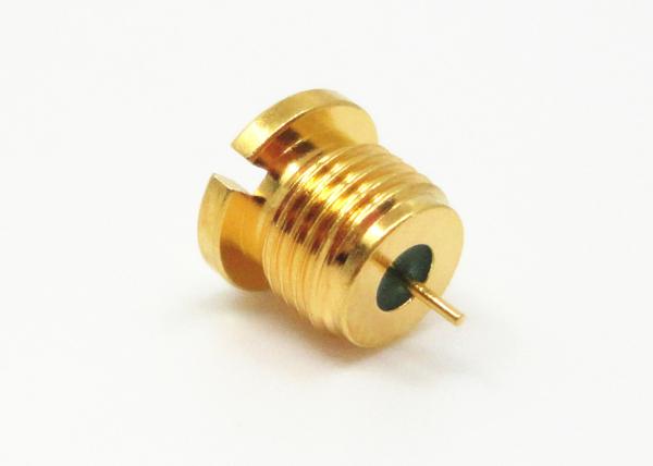 Gold Plated Kovar Hermetically Sealed SMP Male Thread-in/Bulkhead tyle RF