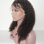 Afro Curl Virgin Human Hair Full Cuticle Brazilian Lace Wigs for african women
