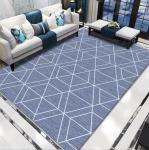 Home Machine Washable Full Living Room Floor Carpets Hand-Printed Sofa Bed