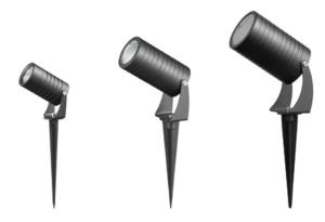 Quality Garden LED Spike Lights Multi Size LED Outdoor Garage Light Fixtures IP65 Rated wholesale