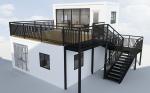 Customized Size Log Cabin Kits Prefab House Modular Prefabricated Houses