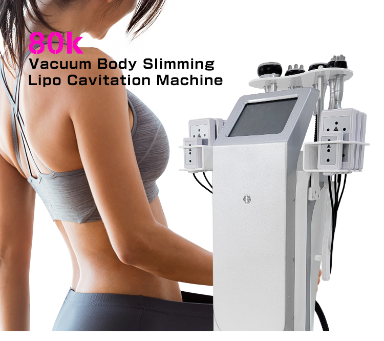 AS84 3D Rf Vacuum Cavitation Machine 6 In 1 Body Slimming Machine With Laser Pads