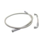 1/4" Stainless Steel PTFE PTFE Braided Hose With JIC Female