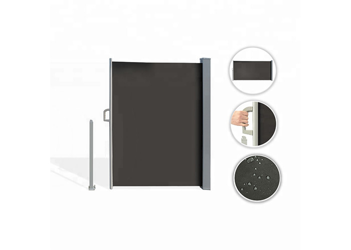 1M6 Outdoor Patio Wind Screens Retractable Automatic Roll Back Function