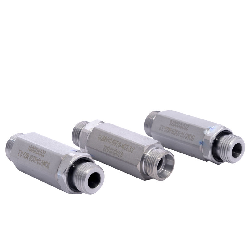 ODM/OEM Brand Solenoid Hydraulic Throttle Valve Steel / Iron One Way Flow Valve