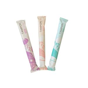 Quality OEM Private Label Feminine Hygiene Organic Cotton Tampon Period wholesale