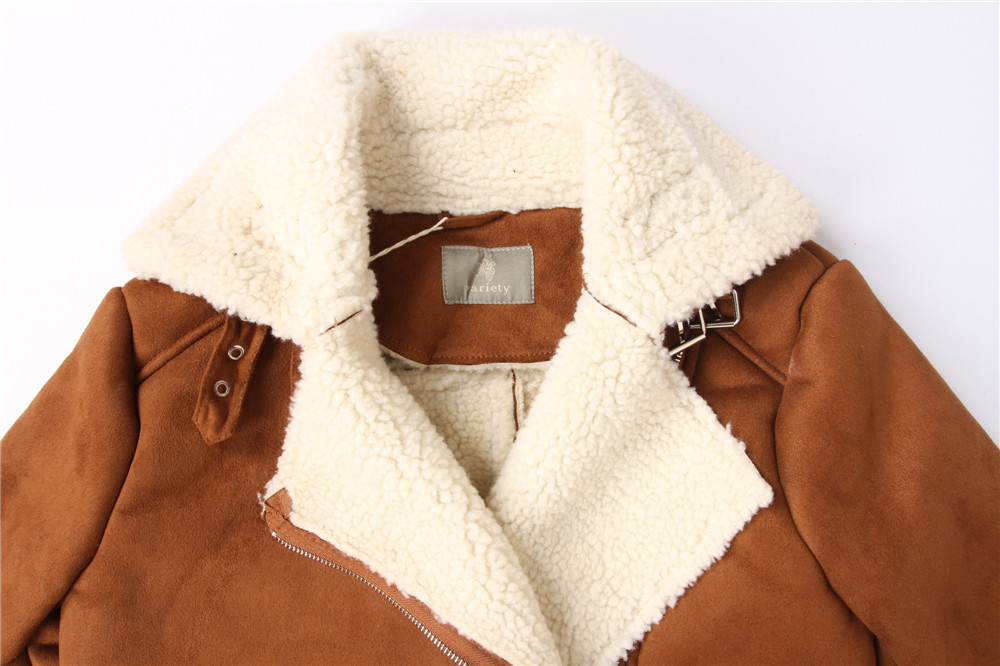 Lady's Sueded Sherpa coats, Women's sueded jacket , very cool quality, stocks