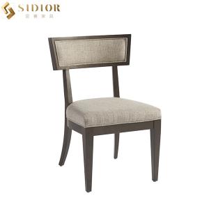 Quality Restaurant Solid Wood Upholstered Dining Chair comfortable modern SGS wholesale