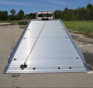 Quality 5 Tons Aluminum Platform Wrecker Bed Tow Truck Body Length 5 - 7m wholesale