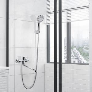 Quality OEM Surface Plating Bathroom Shower Taps Matte Black Chrome wholesale
