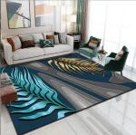North European Feather Crystal Velvet Floor Carpets For Sofa Bedroom And Living