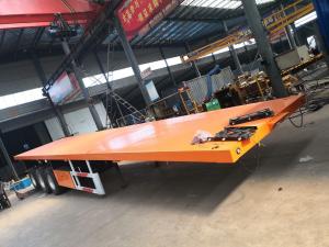Quality Steel Flatbed 40feet 50 Ton Container Shipping Semi Trailer Transport Truck Trailer wholesale