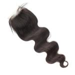 Hot Sale Indian Hairpiece Natural Black Body Wave Lace Front Closure With Baby