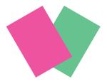 Watercolor Green Wafer Paper A4 For Cupcake Decorating