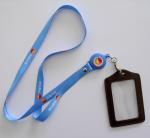 Silk Screen Printed Badge Holders Lanyards For Promotion Gifts