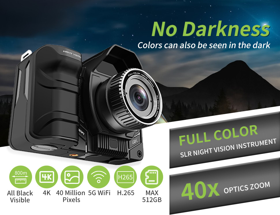 4K Digital Image Intensifier Night Vision Goggles Adults Thermal Goggles Military