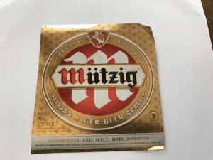 Quality wine bottle labels paper labels for beer bottle metallic paper beer label wholesale