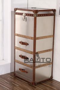 Quality antique aluminium household drawers suitcase furniture wholesale