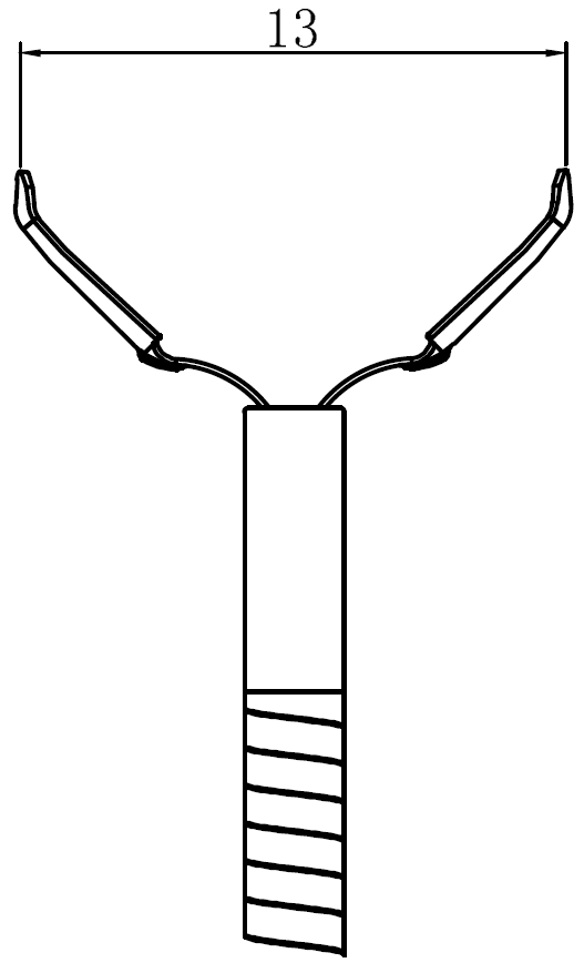 Disposable Rotatable Endoscopic Hemoclip With Straightening Wire