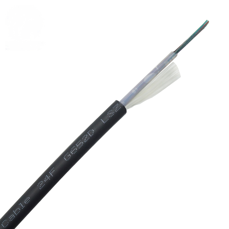 Small Volume Outdoor Fiber Optic 12 Core Cable With Glass Yarn ODM