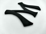 Inkjetprinting Custom Logo Label Stickers PVC Material Viscose Shape