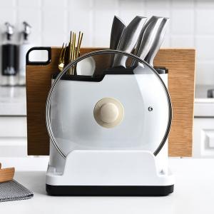 Quality Plastic Multifunctional Kitchen Tableware Knife and Spoon Storage Rack wholesale