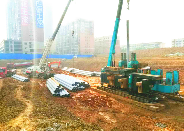 No Noise 7.9m/Min 6000KN Hydraulic Jack In Piling Machine