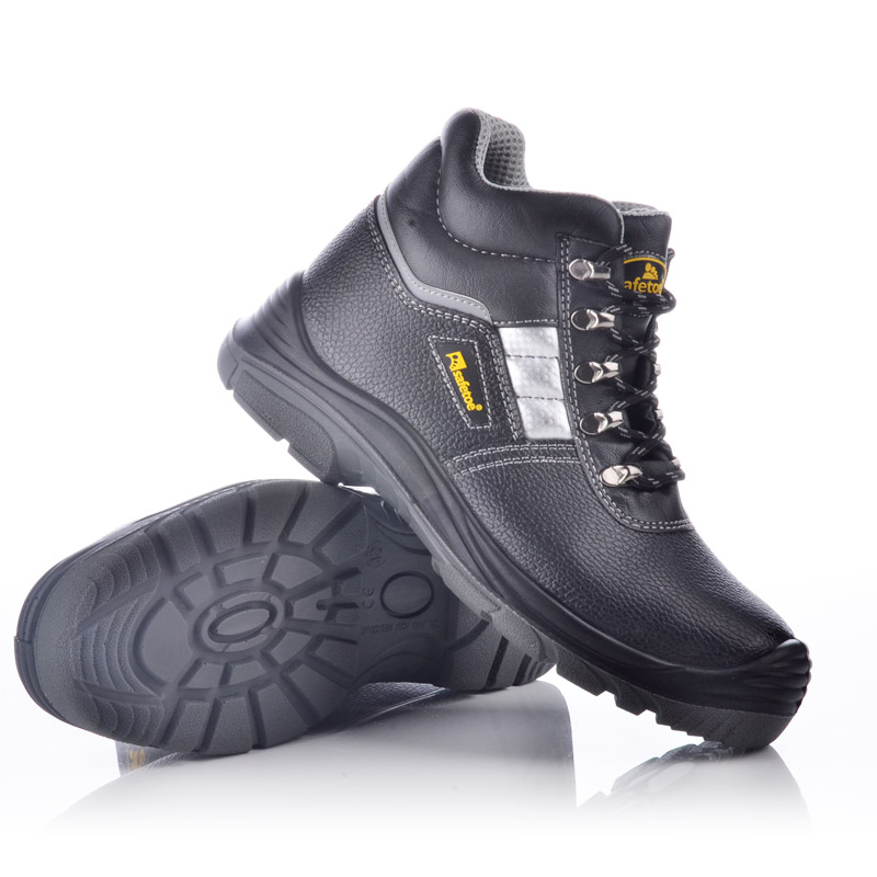 SAFETOE Safety Shoes Work Boots PU Unisex Womens Steel Toe Boots