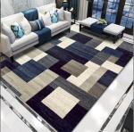 Home Machine Washable Full Living Room Floor Carpets Hand-Printed Sofa Bed