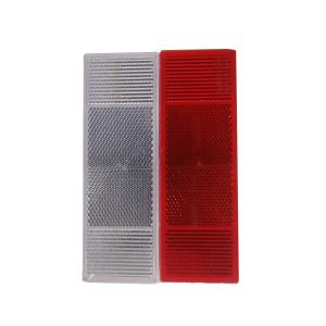 Quality 15cm×5cm Car Reflective Stickers Red And White For Trailer Trucks wholesale