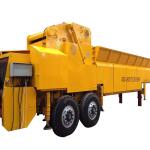 GX1400 Mobile Wood Waste Shredder 1400mm Feeder Chain Feeding