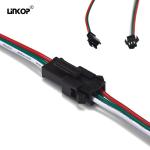 3 Wire Led Strip Male And Female Connectors Addressable 3mm-15mm