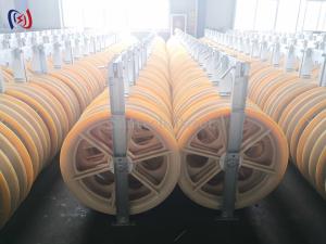 Quality 916 Series Wire Rope Sheave Stringing Block Conductor ACSR720 wholesale