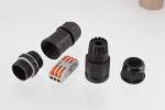 IP67 Waterproof Electrical Connector For Cable Connections 1500V Withstand