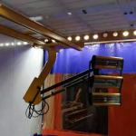 Commercial Vehicle Spray Booth Ceiling Installed Red Infrared Lamp 3300W