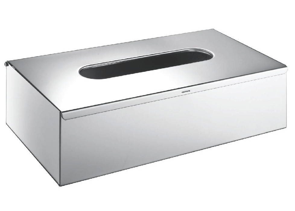 Stainless Steel Type Of Paper Dispenser On Desk Satin finish nakin holder paper tissue dispenser table top