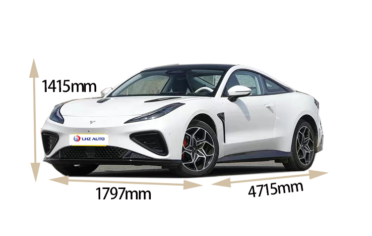 2024 Neta GT 2 Doors 4 Seats Pure Electric Neta Sports Car with 560KM Cruising Range