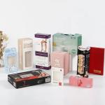 Fancy Birthday Kraft Cardboard Gift Box Packaging Paper Foldable White
