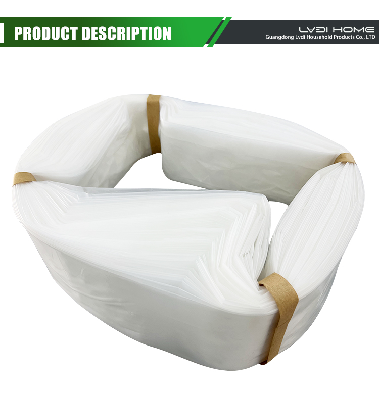 PE Dust Extractor Collection Bags Continuous Bagging Bag White For Vacuum Cleaner
