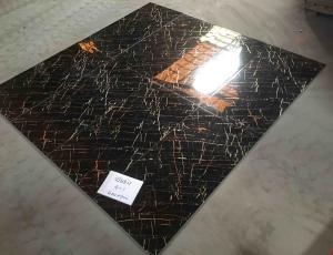 Quality 400x800mm Polished Glazed Tiles , 7.8mm 6pcs/ctn Porcelain Wall Floor Tiles Golden Line wholesale