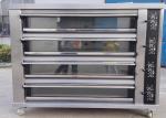 Four Deck Cake Baking Equipment , Electric Oven For Baking Bread