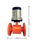 Anti Alkali IP65 DN100 Wastewater Magnetic Flow Meter