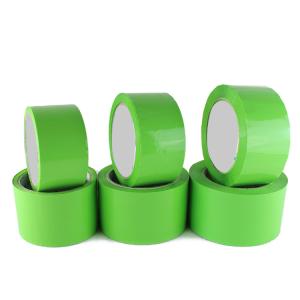 Quality 45micx48mmx100m Electrical BOPP Adhesive Tape Green Insulation Tape ODM wholesale