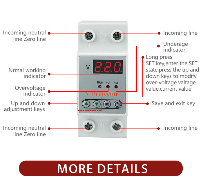 A new generation of high-quality Intelligent control Over and Voltage protector