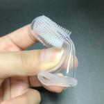 Wholesale manufacturers extra soft best rubber silicone finger toothbrush gum