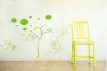 Modern Home Decoration PVC Tree and Animal Wall Sticker D127