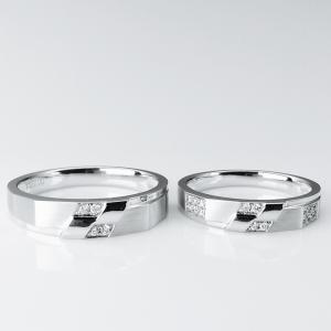 Quality Geometric Shape Men17 Women12 18k White Gold Wedding Band wholesale