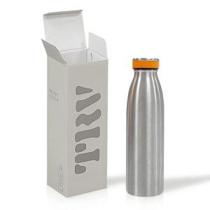 Quality Custom Tuck Top Boxes Uncoated Kraft E Flute Water Bottle Packaging Box wholesale
