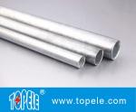 EMT Conduit And Fittings Carbon Steel Galvanised Tube , Electrical Metallic