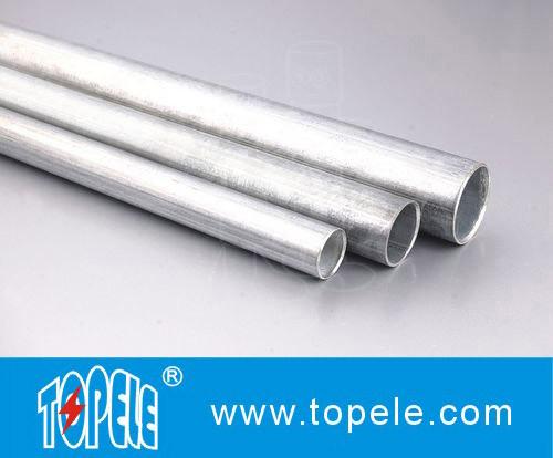 EMT Conduit And Fittings Carbon Steel Galvanised Tube , Electrical Metallic